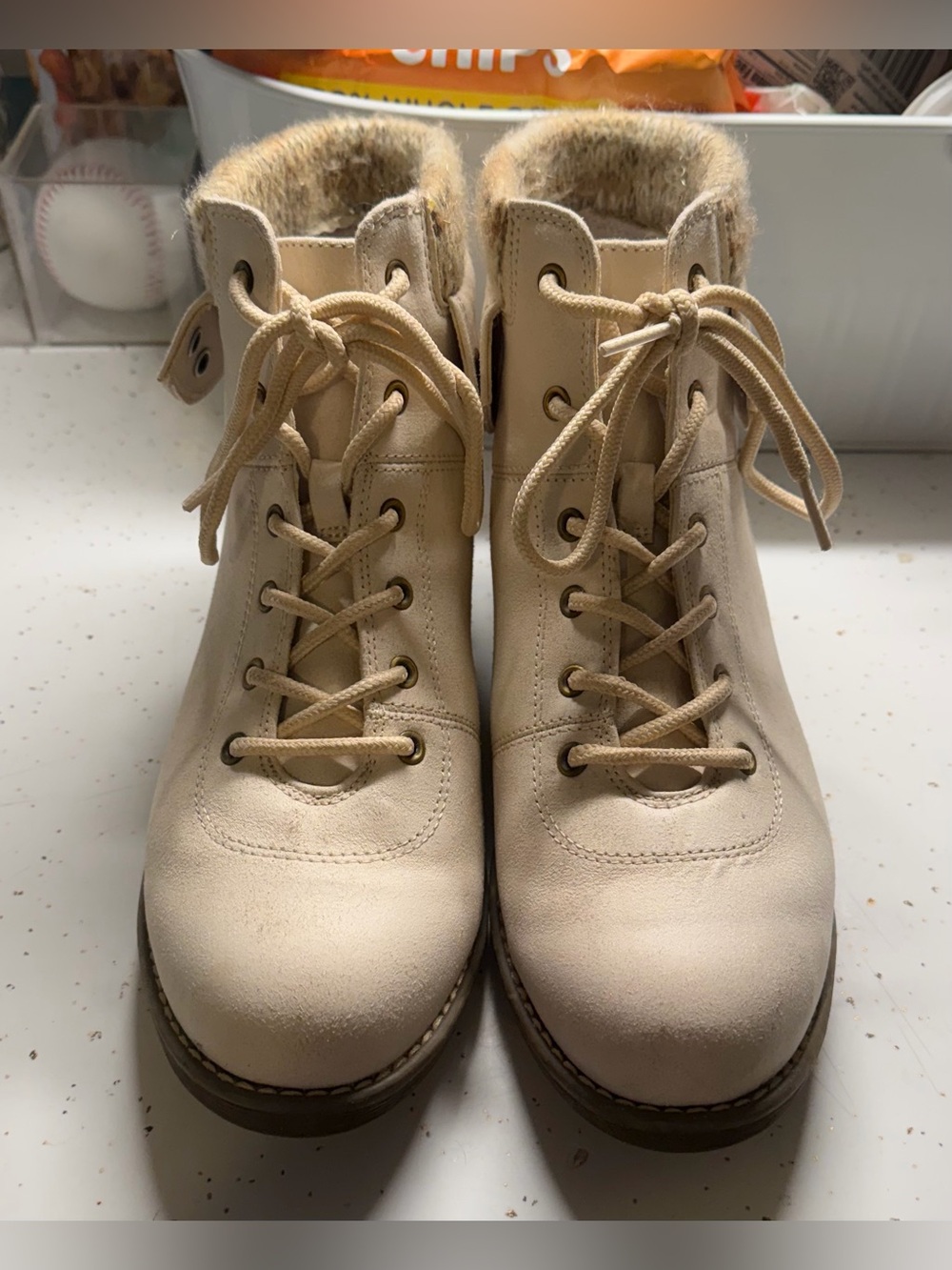 St. John’s Bay Lace-Up Ankle Boots - Size: 10W